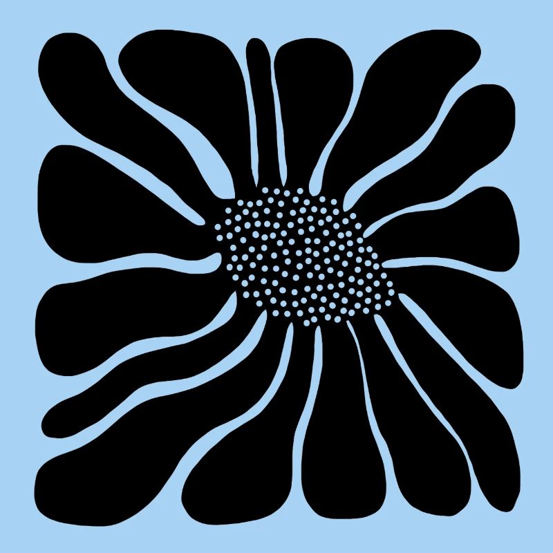Bold Abstract Retro Bloom