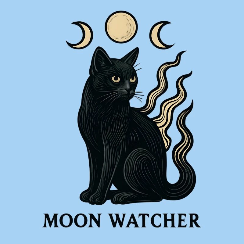 Moon Guardian Cat