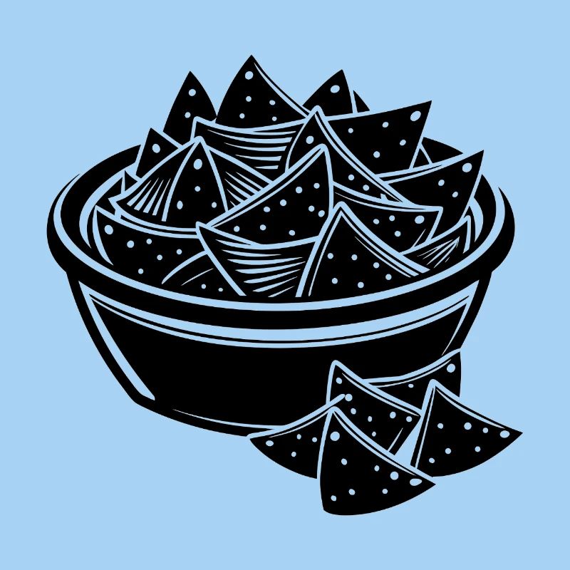 Chips und Dip-Nachos
