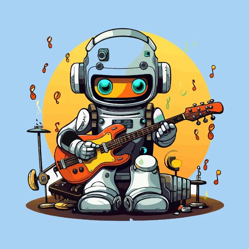 Cosmic Robot Guitarist