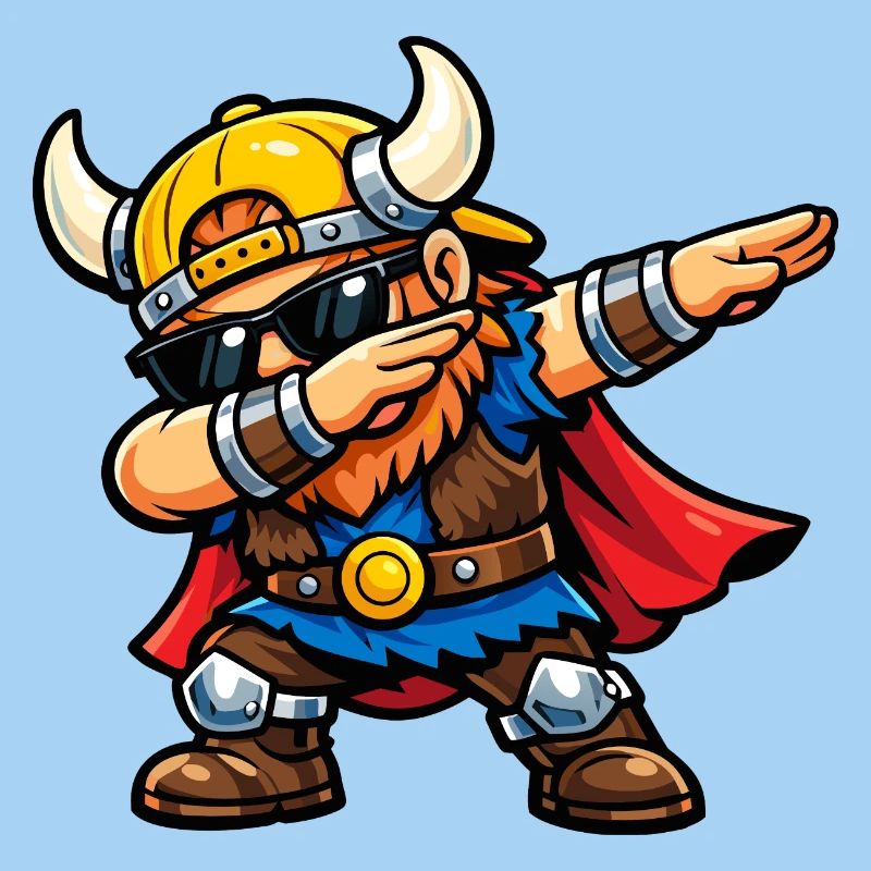 Dabbing Viking
