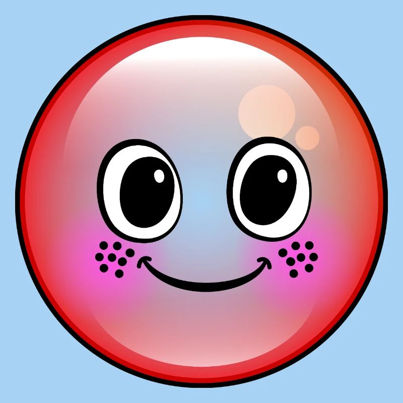 Cute Red Bubble