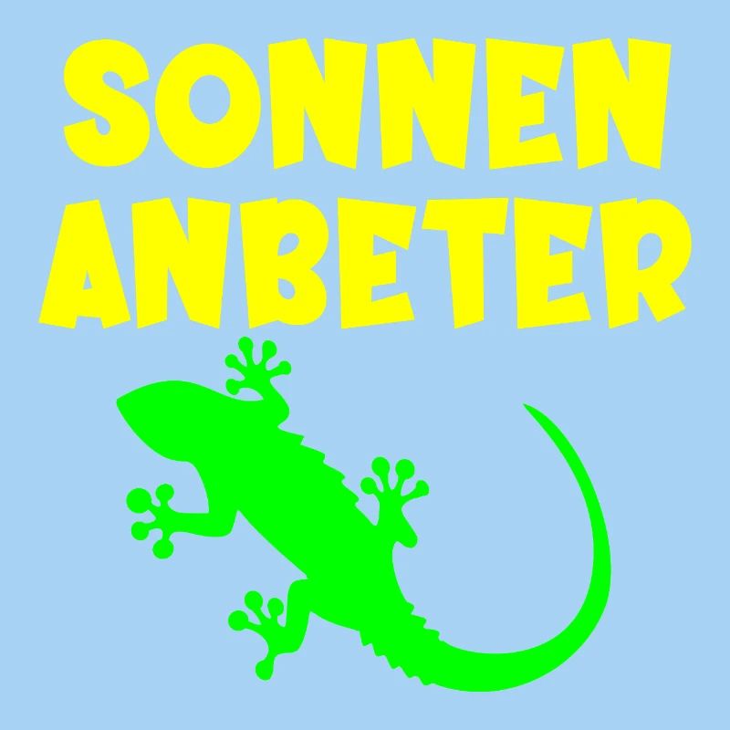 Sonnenanbeter Eidechse - Sommer Sonne