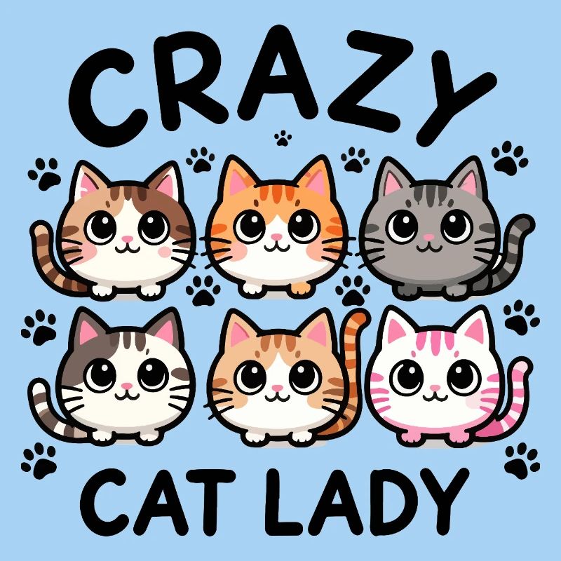 Crazy Cat Lady Katzenbande