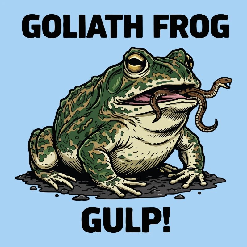 Grenouille Goliath Serpent Gulp Frog