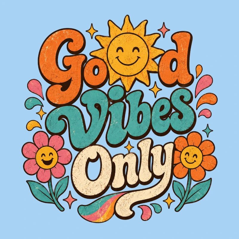 Good Vibe's Only Retro Floral