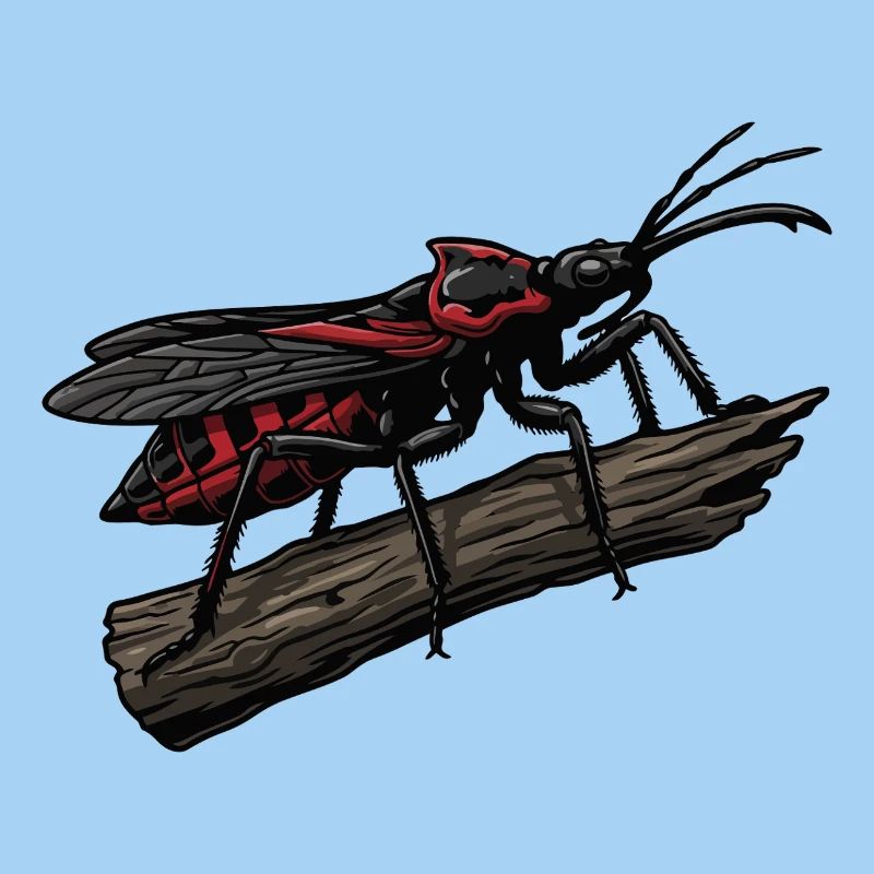 Bug Assassin Bug Hunter Red Strike Tattoo