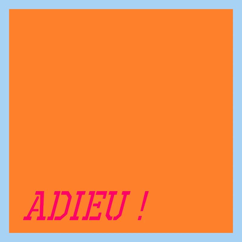 Mots d'adieu