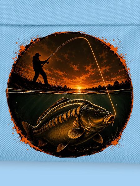 Oberflächenverbindung Karpfenfischerei-Design