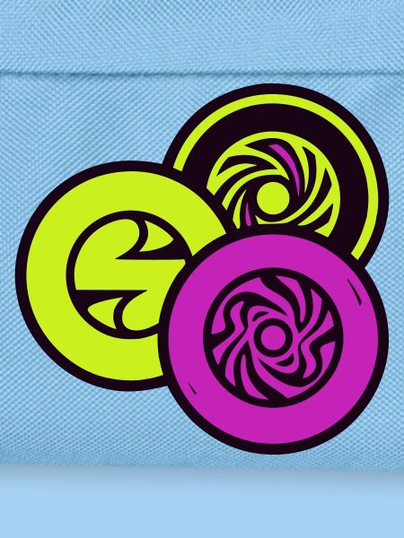 Discgolf Scheiben Set Grafik