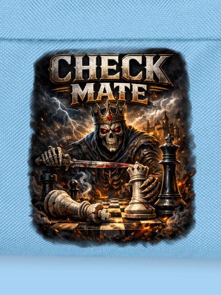 Check Mate Todeskönig am Schachbrett