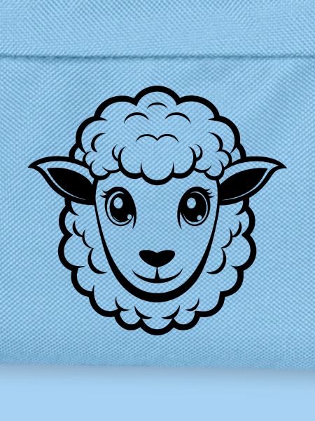 Süßes Schafsgesicht