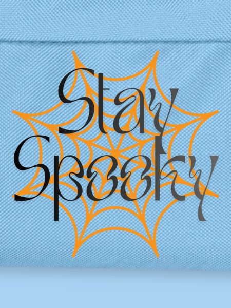 Stay Spooky Spider Web Grafik