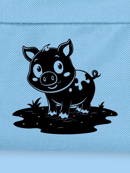 Süßes Schwein im Schlamm