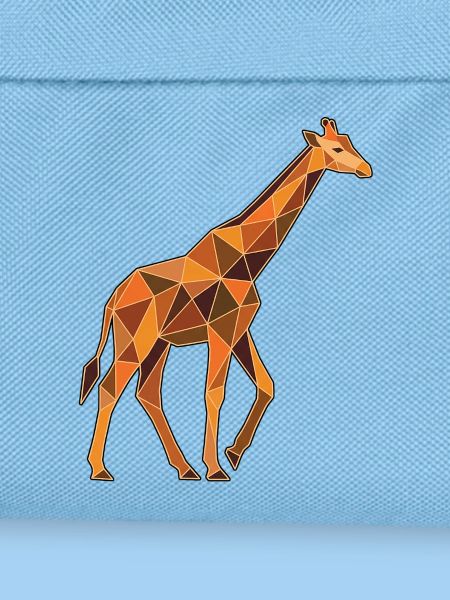 Poly Stil Giraffe