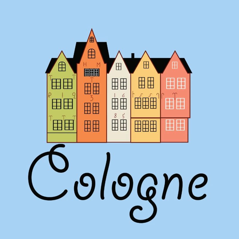 Cute cologne logo gift idea