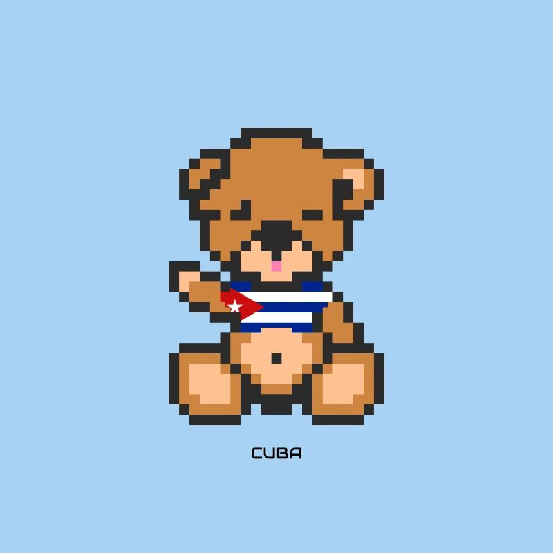 Pixel Bear Cuba