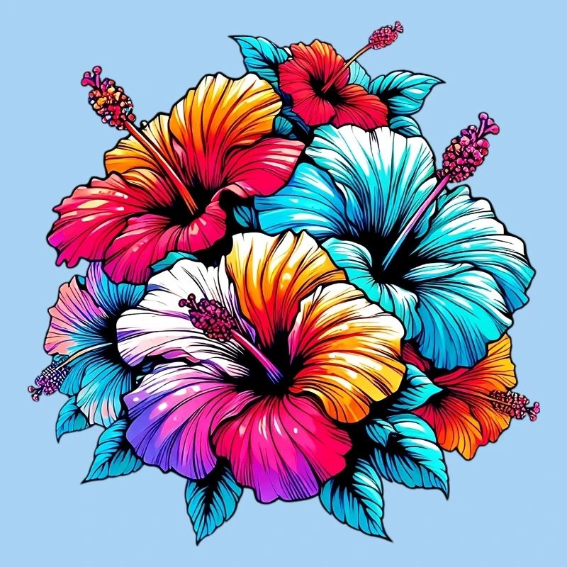 Fleurs d’hibiscus