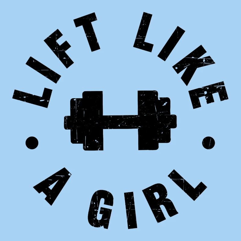 Heben Sie wie ein Mädchen