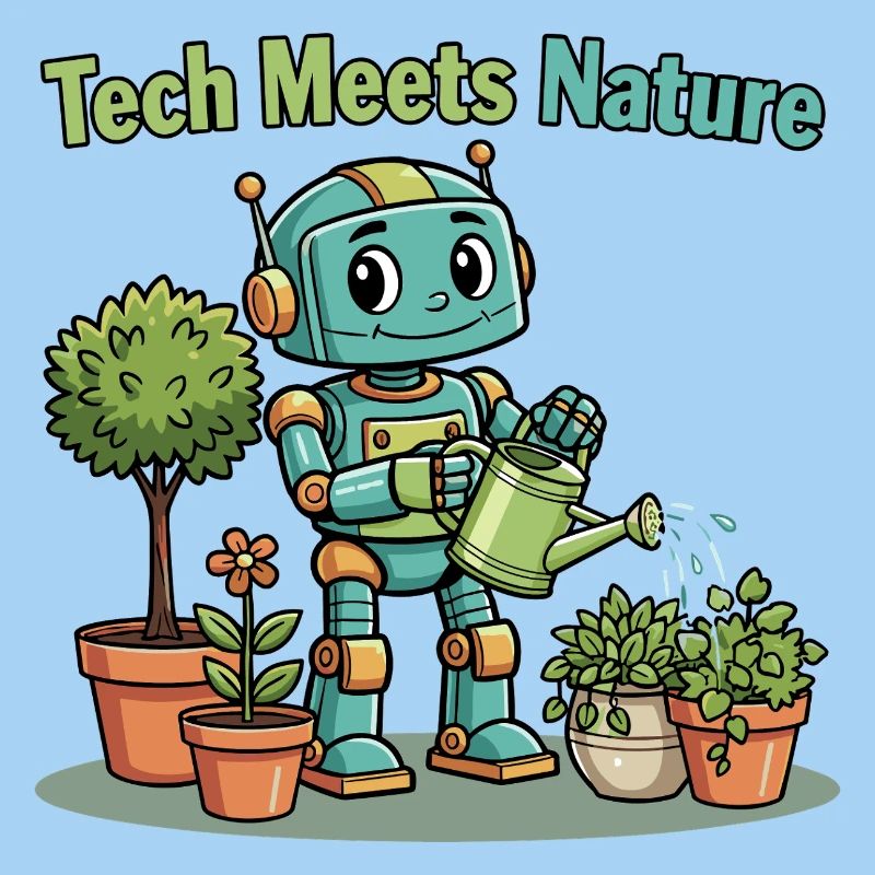 Tech trifft Natur Robotergärtner