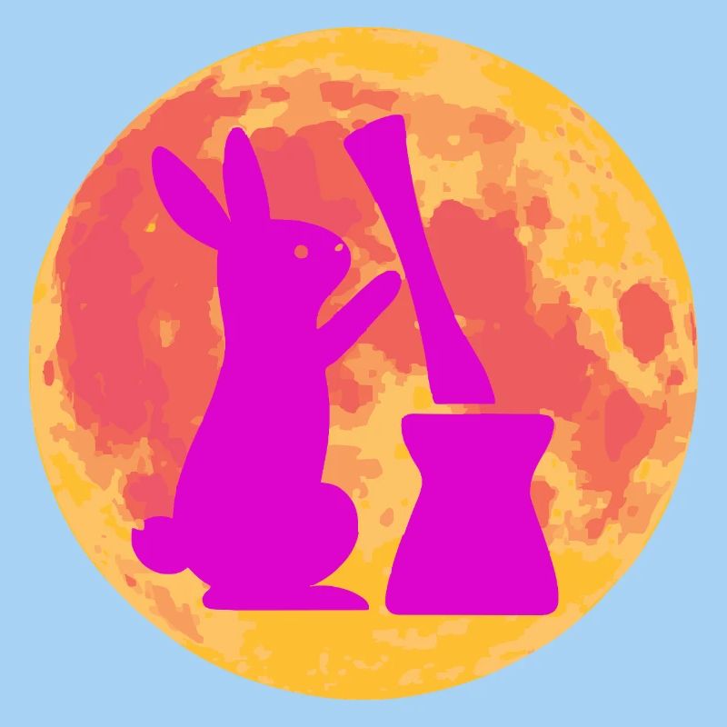Gâteau de riz Moon Bunny Stomps – Full Moon Design