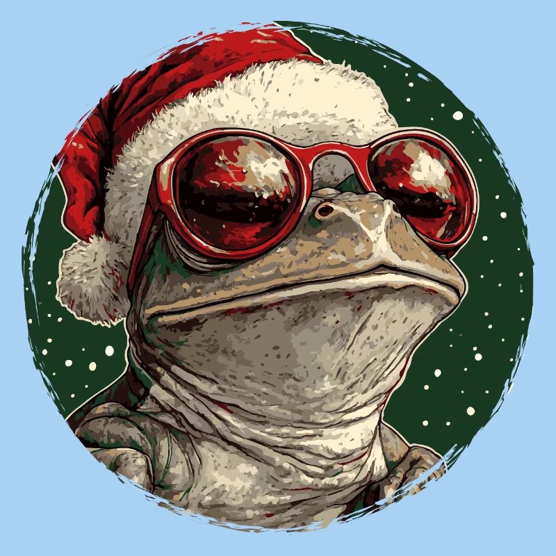 Frosch Santa Stil Sonnenbrille
