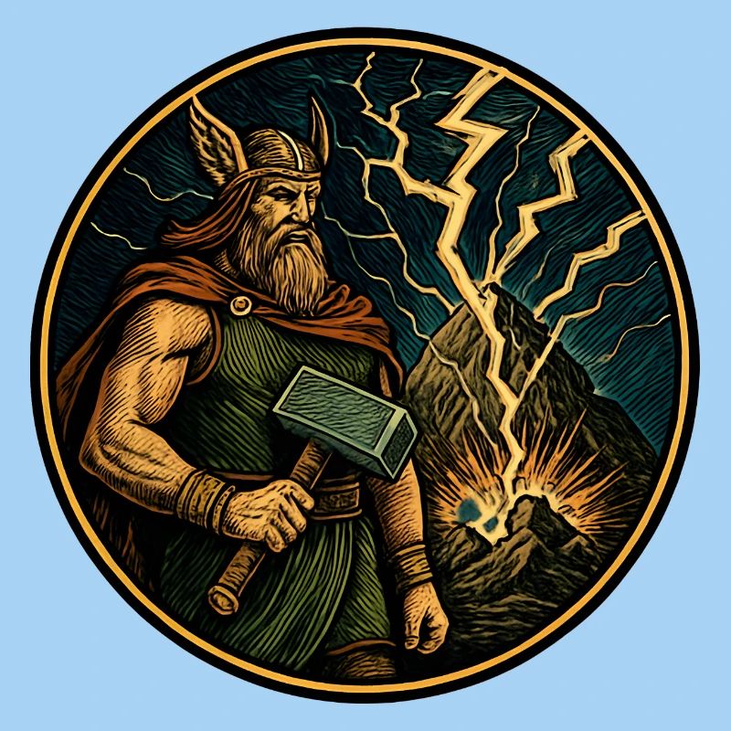Thor mit Hammer