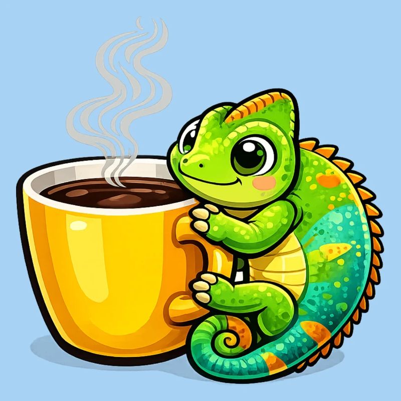 Kaffee Drache Kuscheln