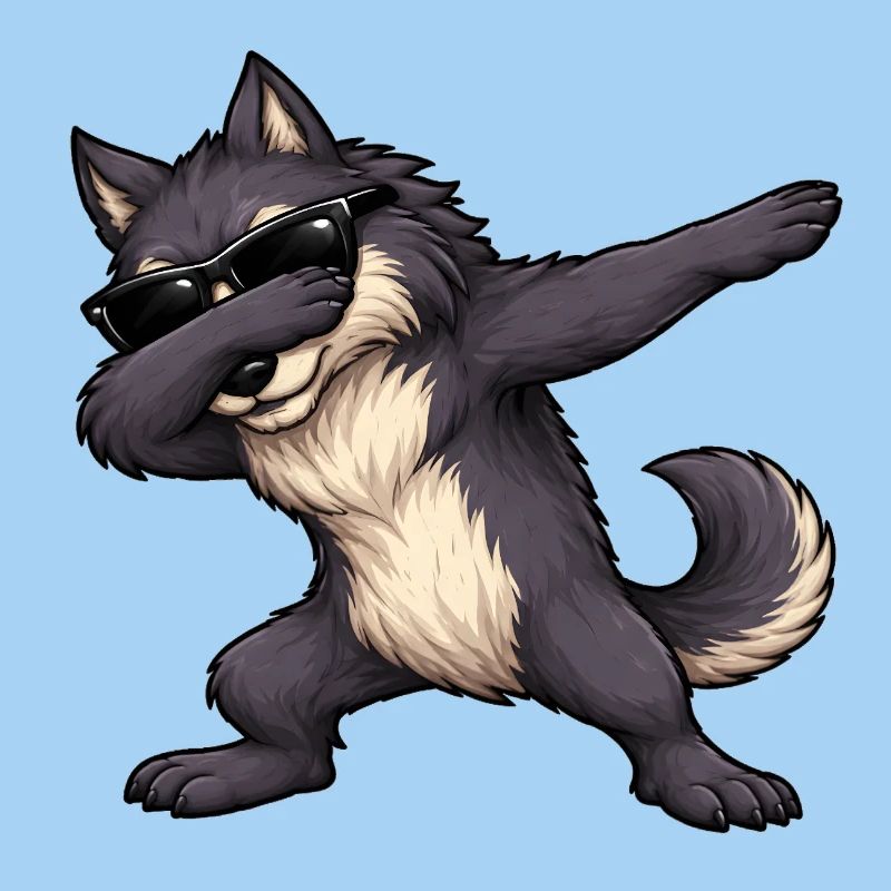 Dabbing Werwolf