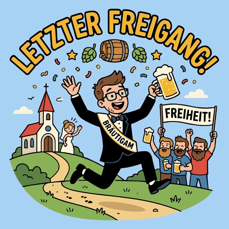 Letzte Ausfahrt JGA Endbaustelle Ehe