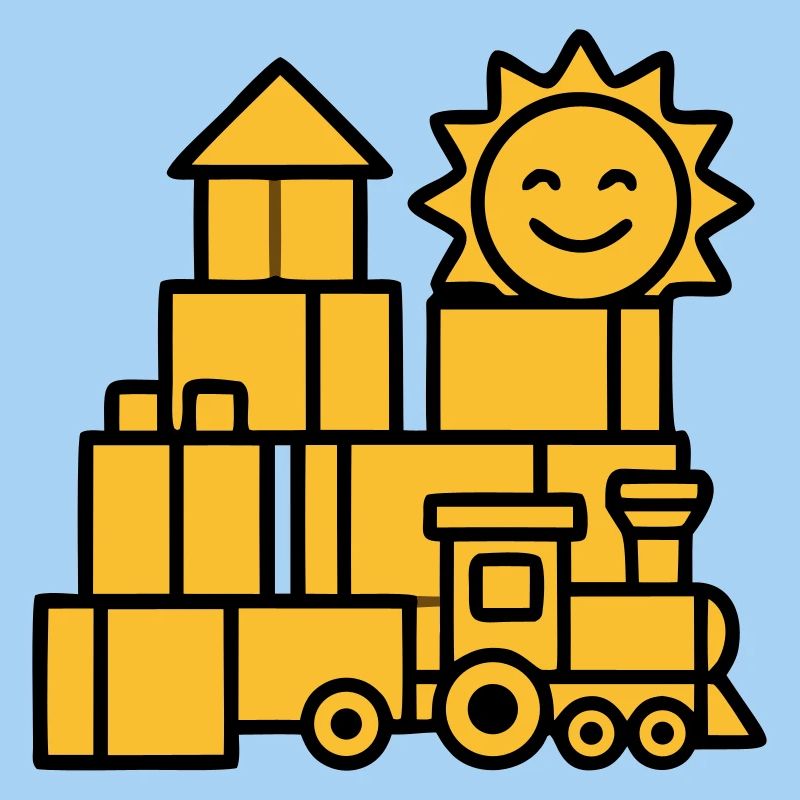 Jouets ferroviaires Blocs de construction