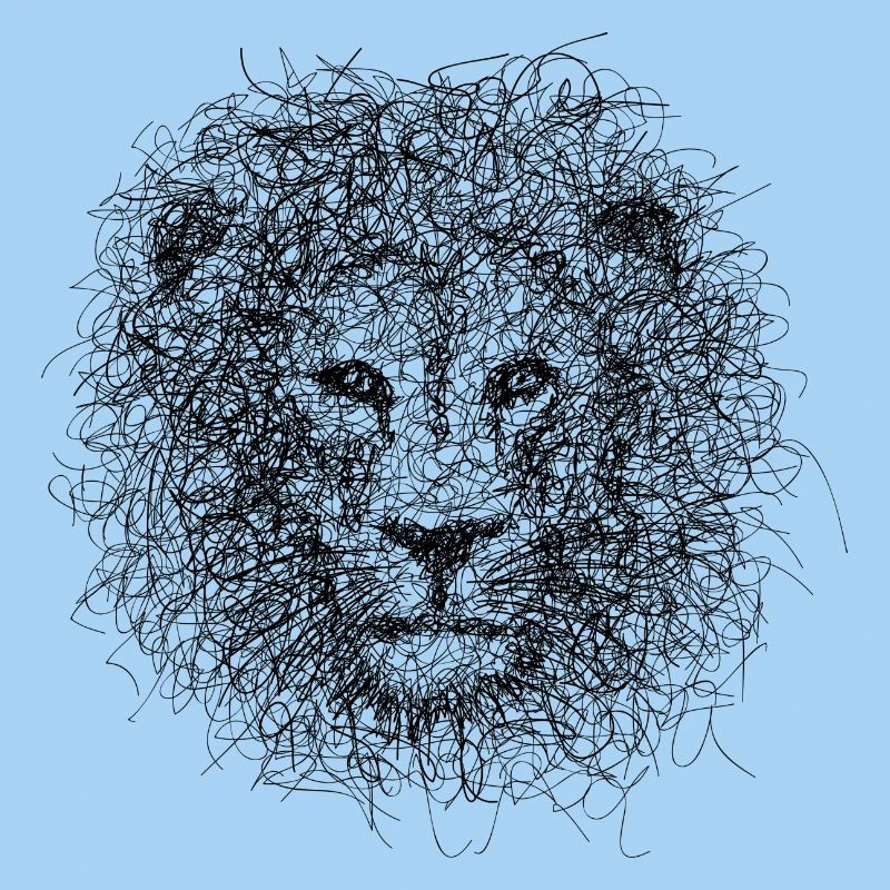 Lion Scribble