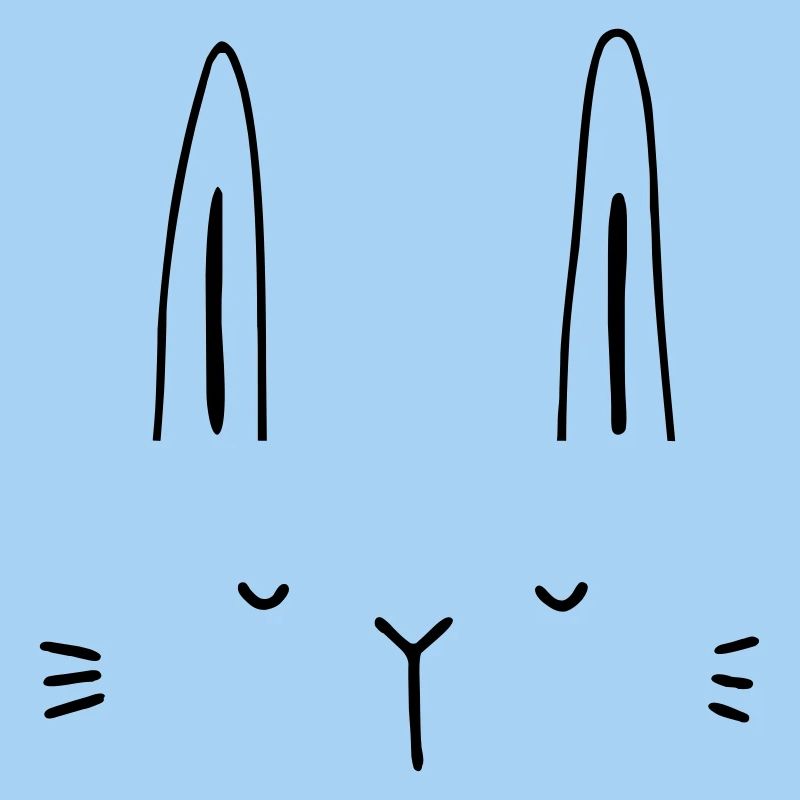 Hase Hasengesicht Gesicht Geschenkidee