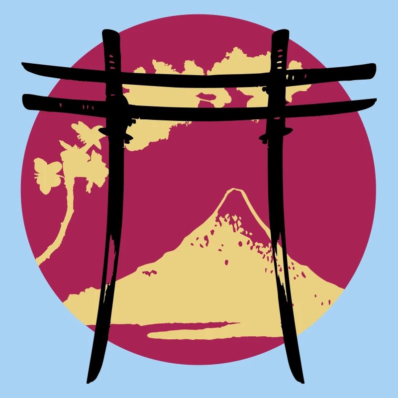 Japanischer Bogen Torii