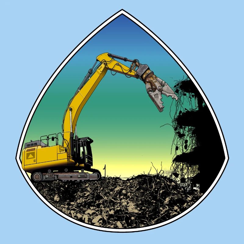Tear-off excavator