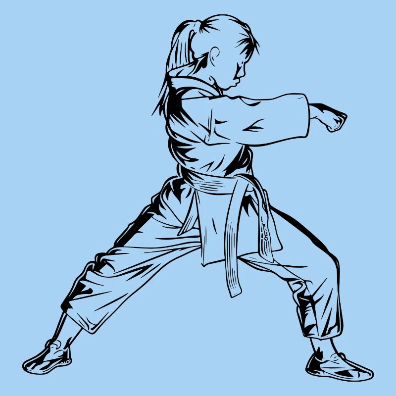 Karate Mädchen