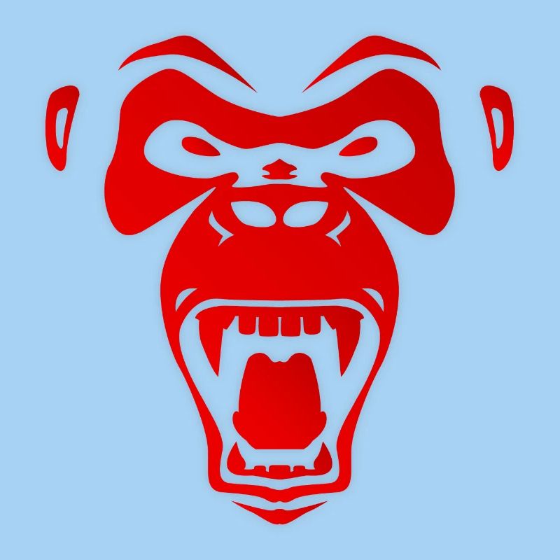 Red gorilla