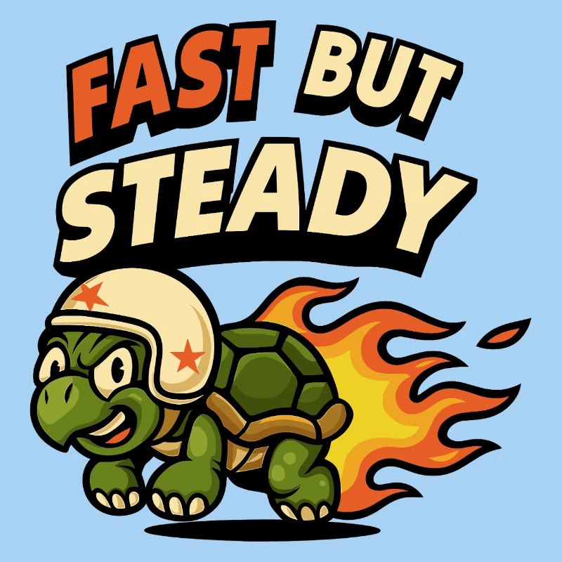 Fast yet durable turtle design