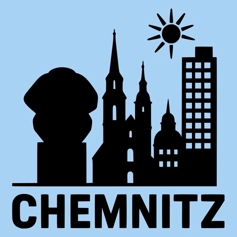 Silhouette de l’emprise de Chemnitz