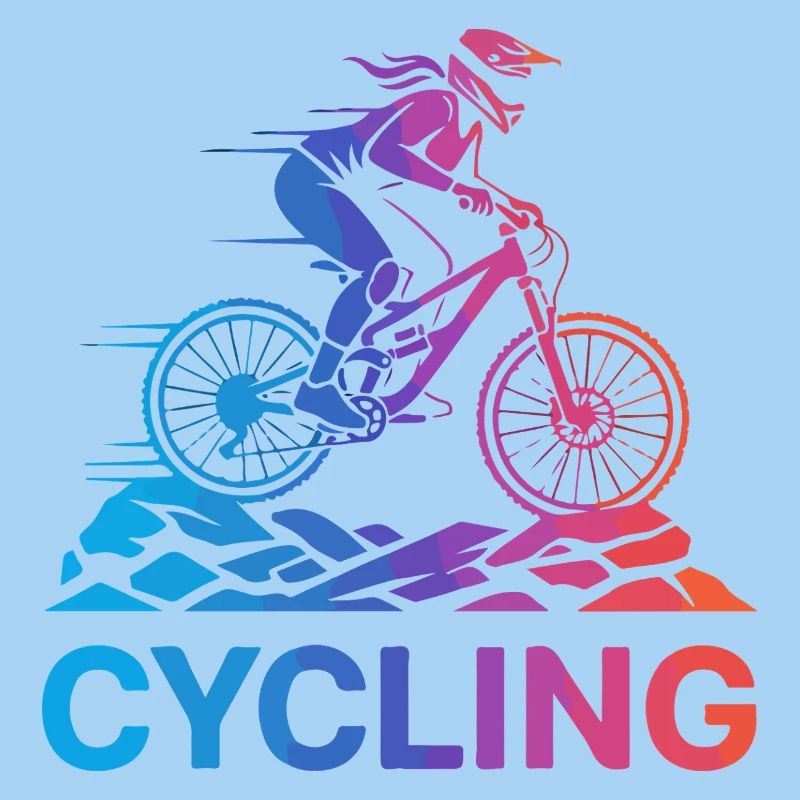 Gradient Cyclist on Rugged Trail