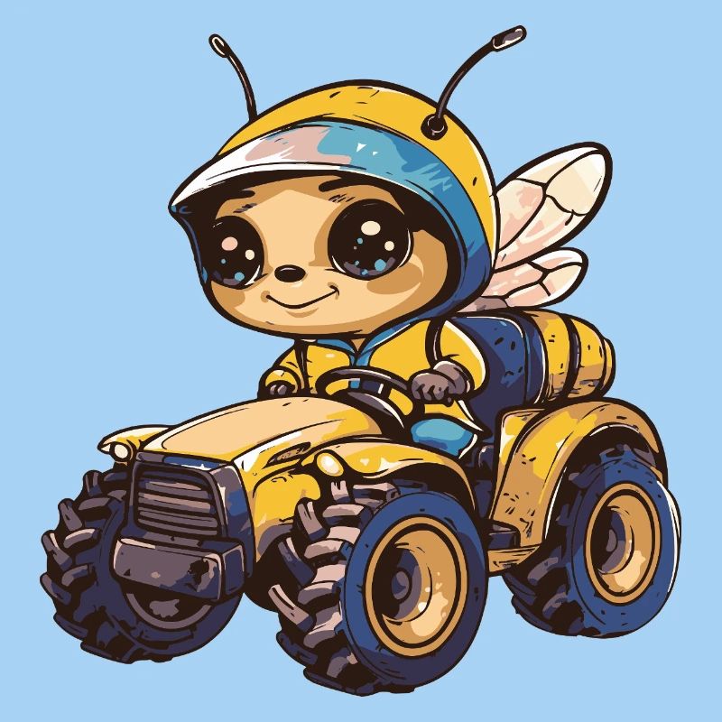 Bee Tractor Farmer