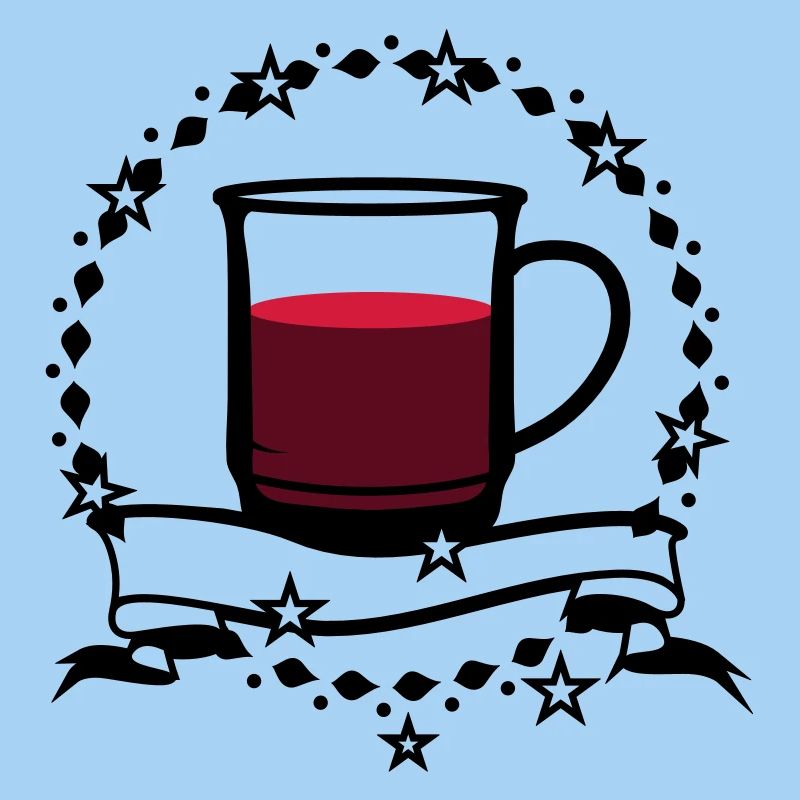 Une tasse de vin chaud
