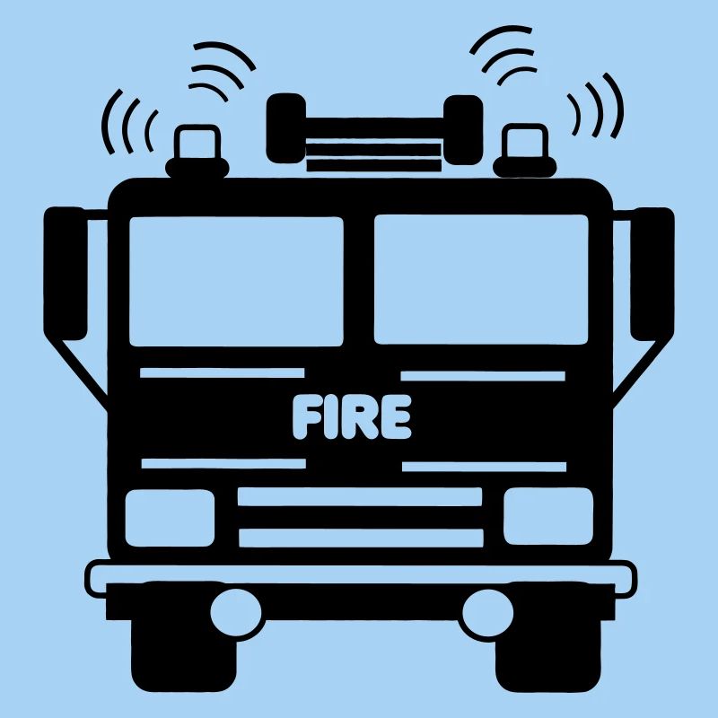 Fire truck front view