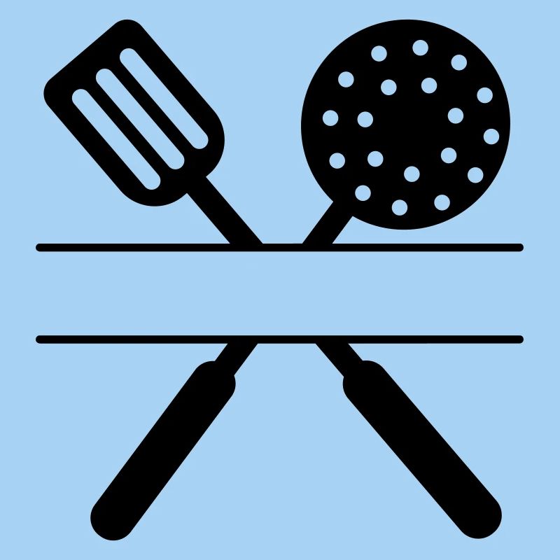 Baking tools crossed