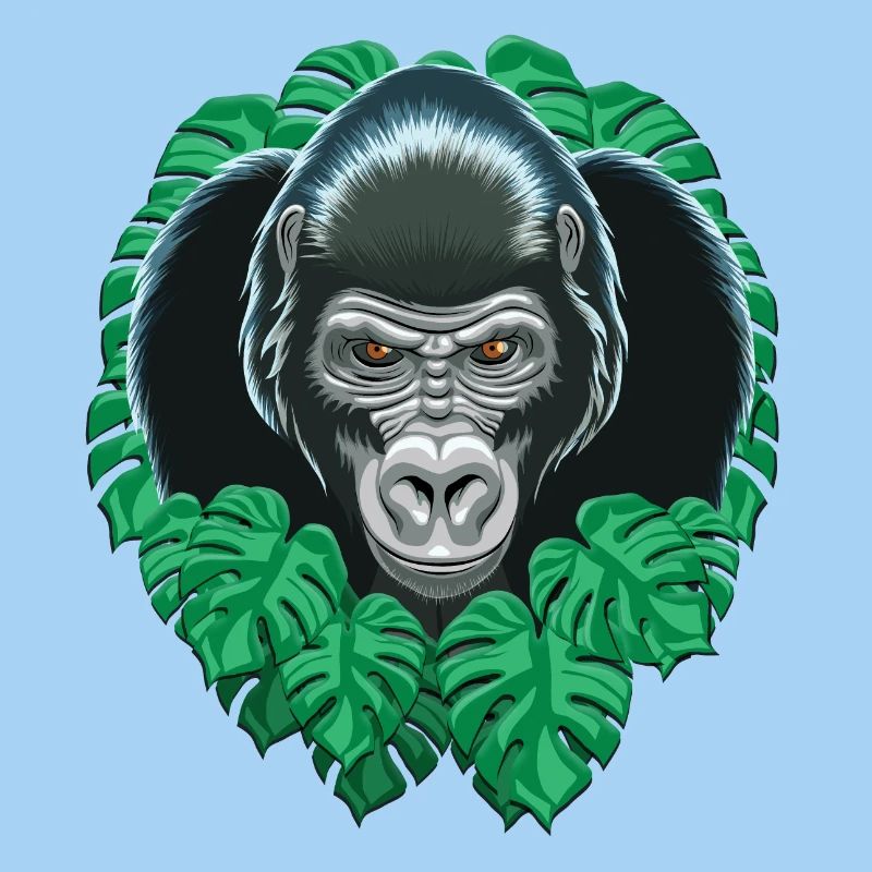 Gorilla-Kopf