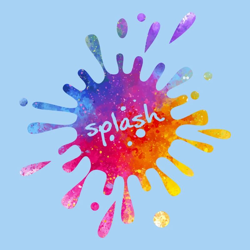 Splash - bunter Farbklecks