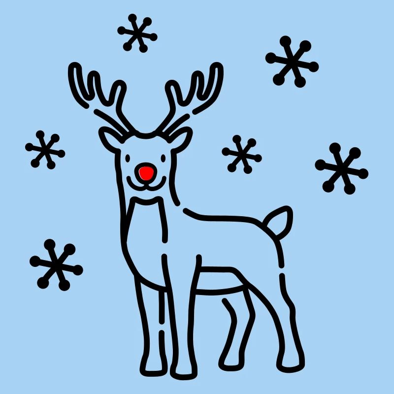 Weihnachts Hirsch Rentier