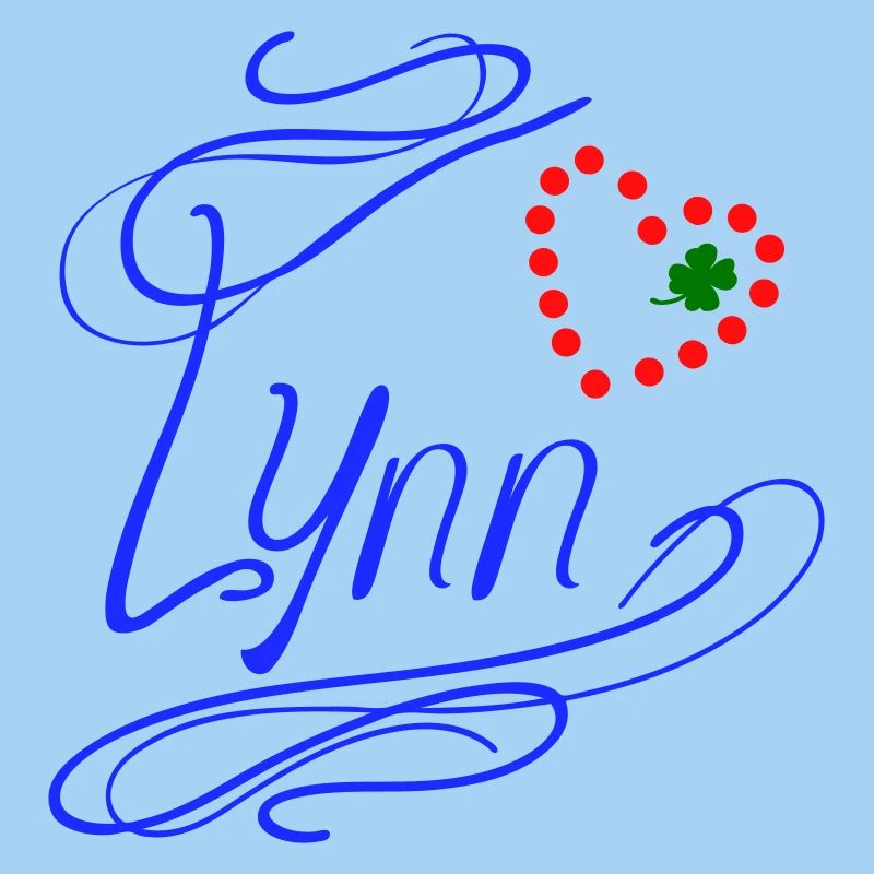 Lynn avec cœur et trèfle