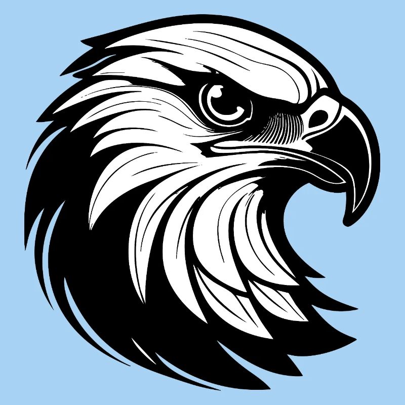 Graphiques élégants en forme d’aigle