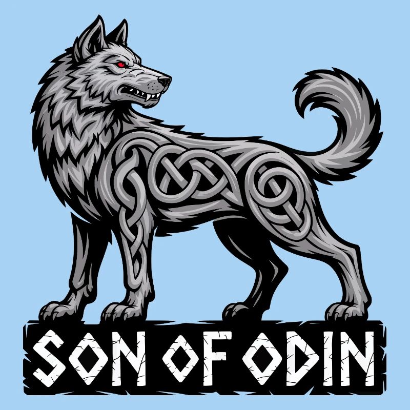 Sohn von Odin Wolf